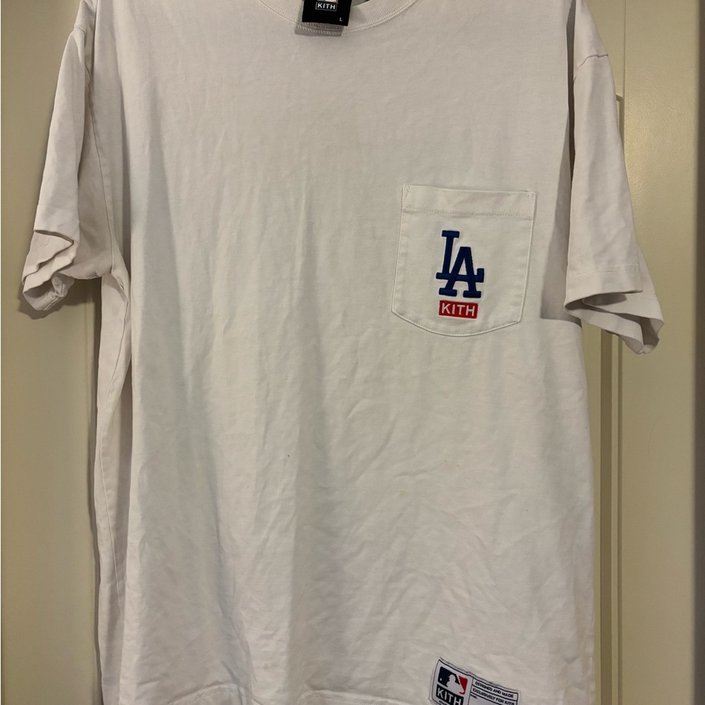 Kith White LA Logo Men's Shirt